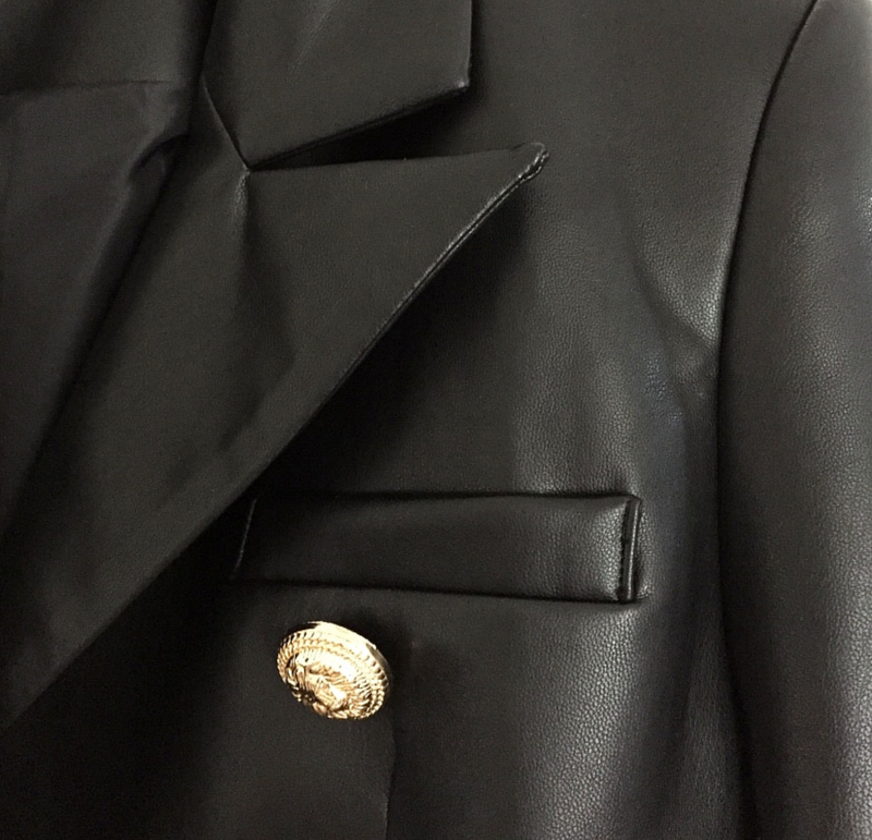 TIARA leather blazer