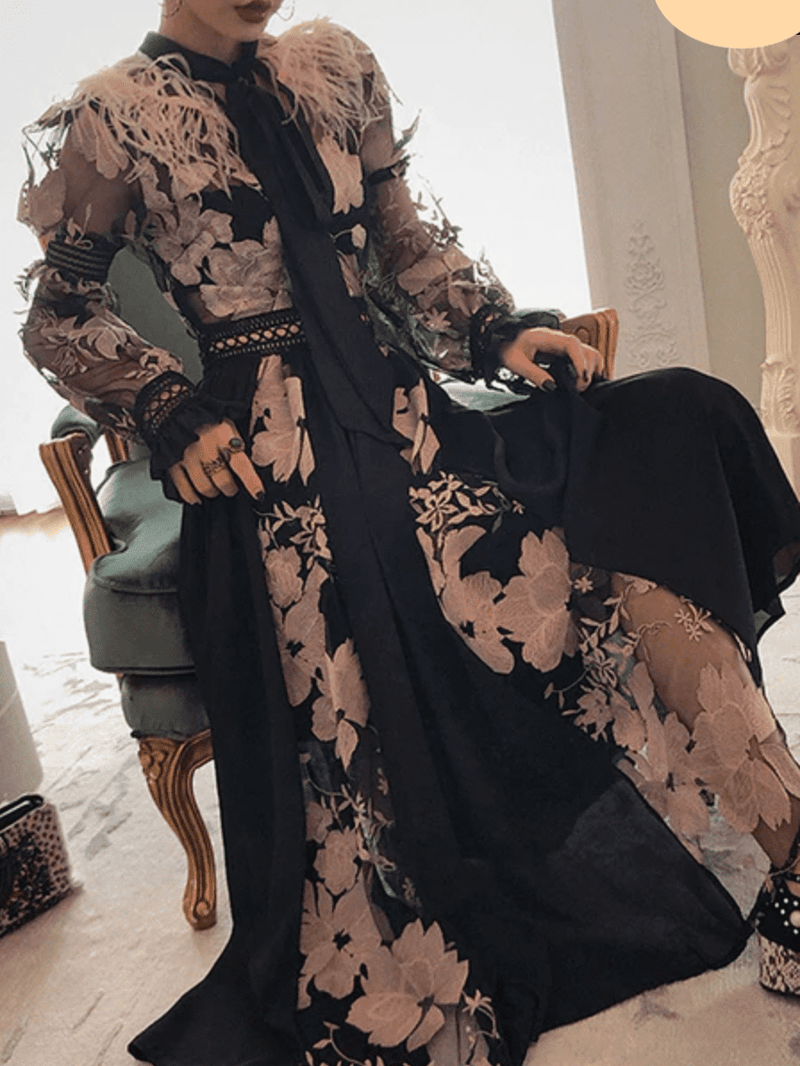 SERENADA embroidered dress
