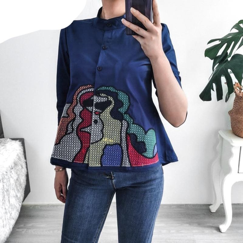 MONYSA embroidered shirt