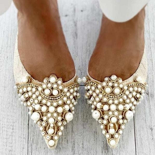 FLORENCE pearl slippers
