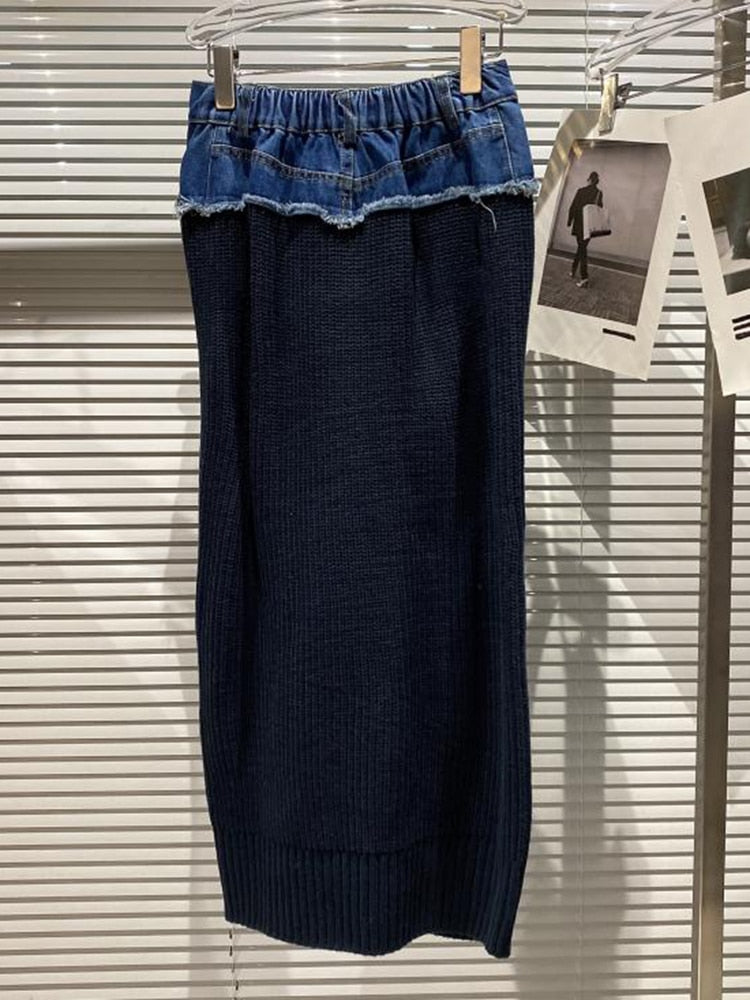 KIOTO 2-piece denim skirt set