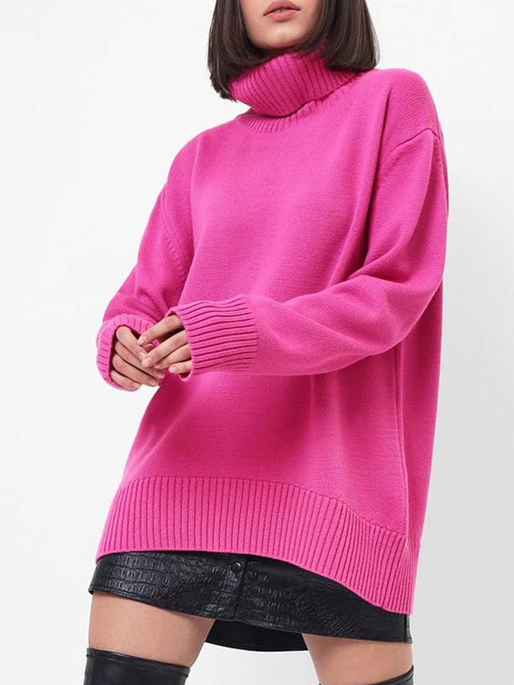 CHIARA turtleneck oversized sweater