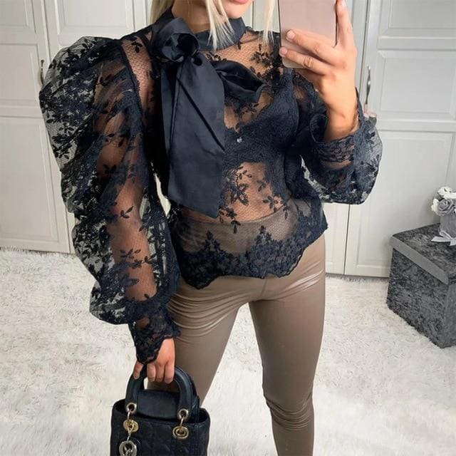 MONCLER lace blouse