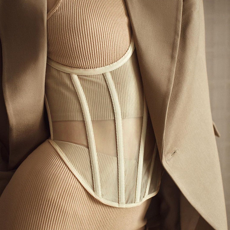 LEILA mesh corset