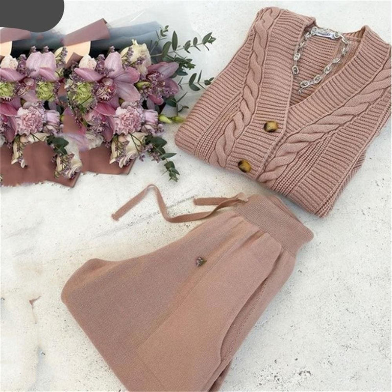 ENDRE two piece knitted set