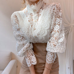 COCO CAPRIONI lace blouse