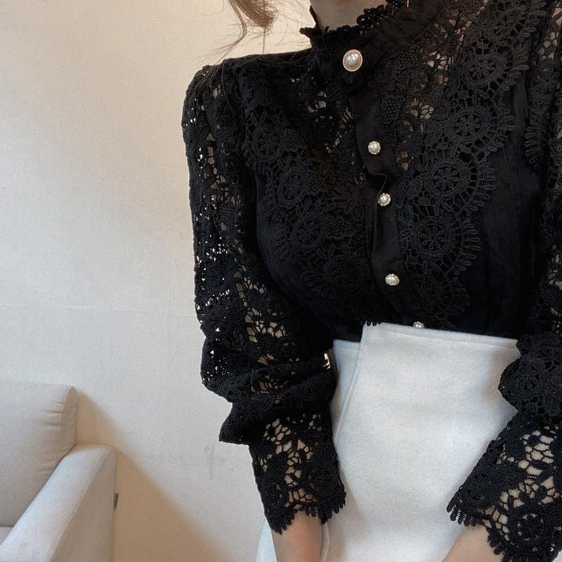 CAPRIONI lace blouse – YUMASKY