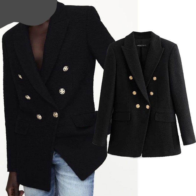KEEZO tweed classy blazer